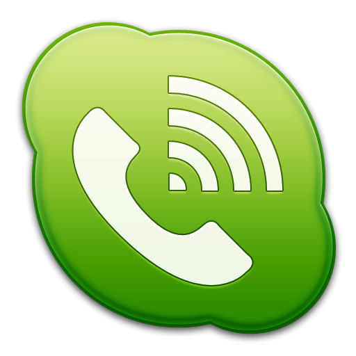Skype Phone Green Icon 512x512 png